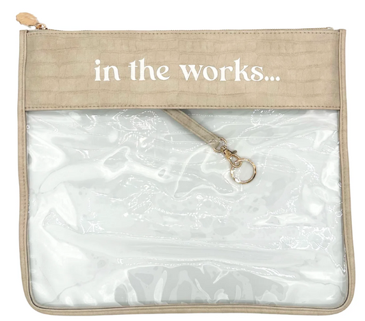 In The Works Project Bag - Sand Croc