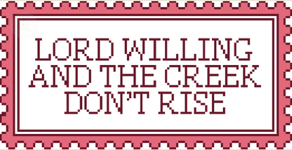 Lord Willing - Pink