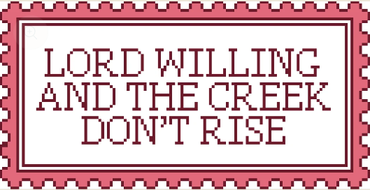 Lord Willing - Pink