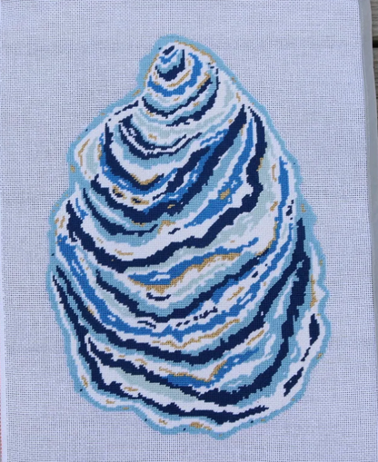 Large Oyster Blue