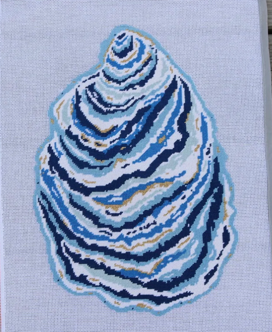 Large Oyster Blue
