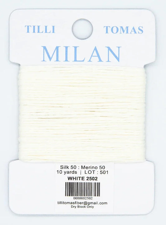 MILAN Card 2502 White